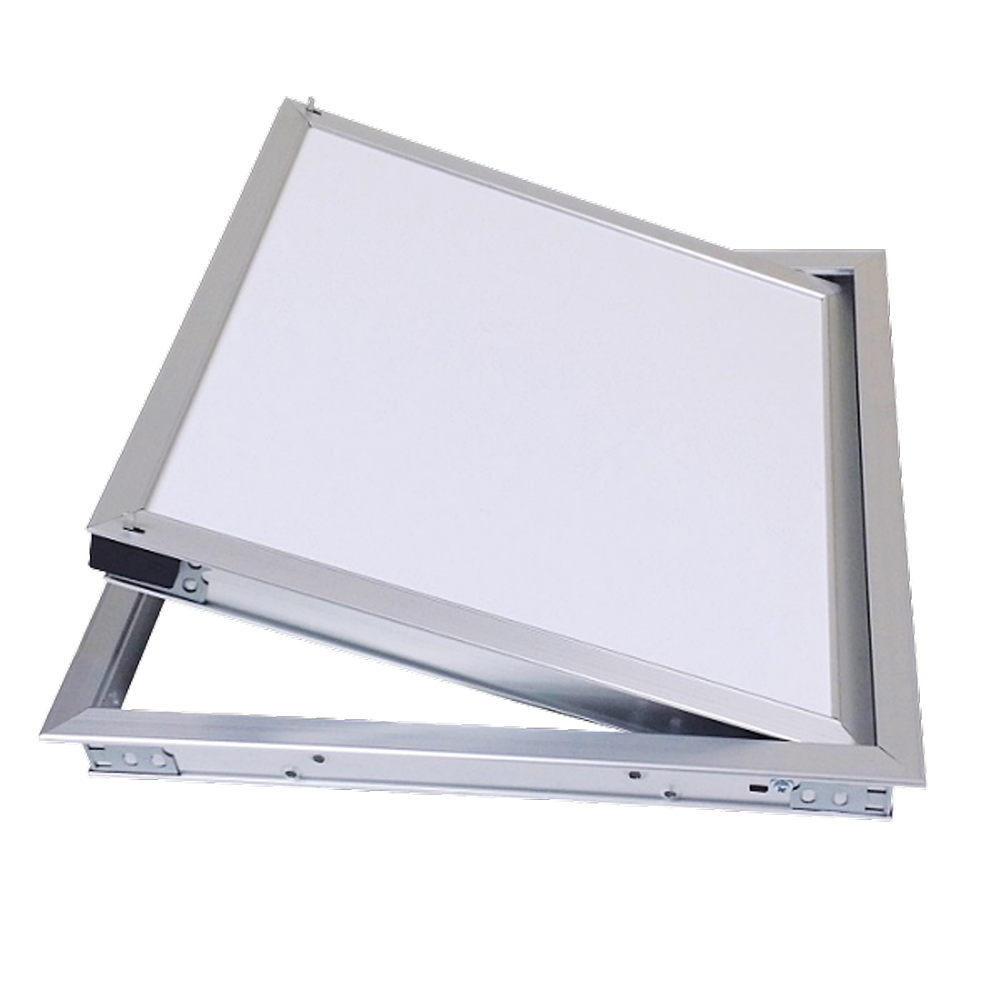 알루미늄 밀폐형 점검구 450x450mm MDF 랩핑 전기 소방 설비 에어컨 배관 천장점검 으뜸 - 상품 이미지