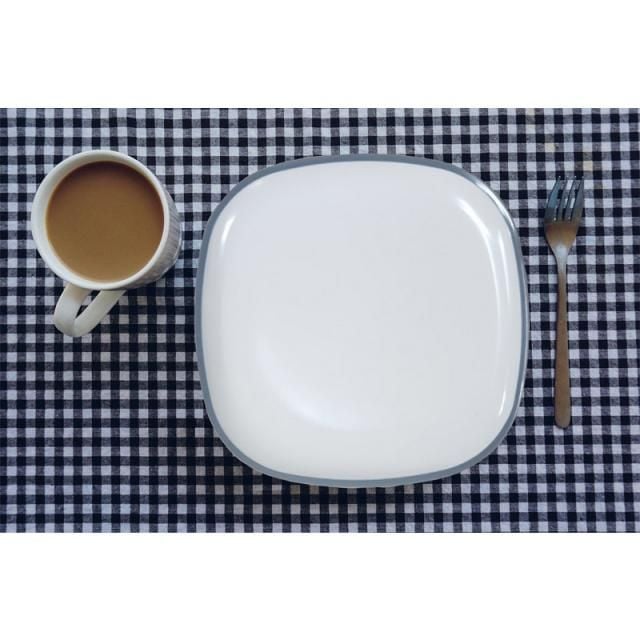 다인네 모던 멜라민접시 1호 그레이 (5개입 - 상품 이미지