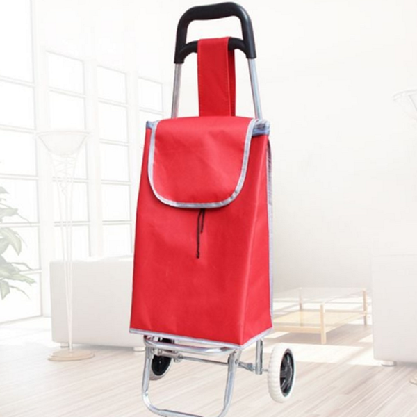 접이식 쇼핑 카트 바퀴형 장 바구니 카트 대용량 시장가방 폴딩