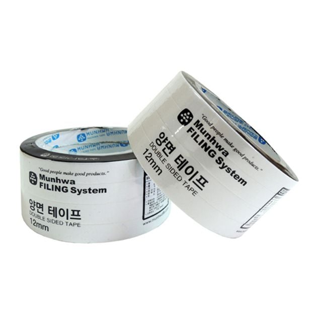문화산업 양면테이프 12mm A440-4 50개 묶음 - 메인 이미지