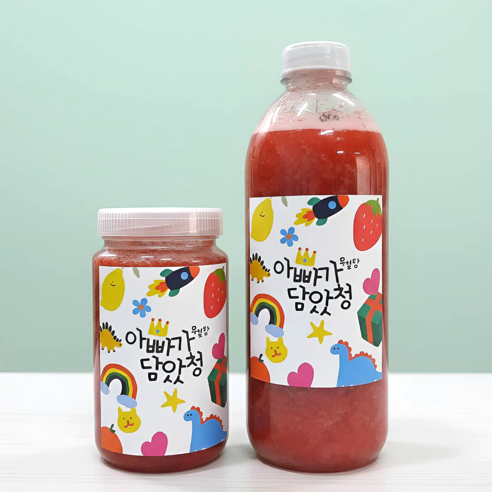 아빠가담았청 저당 딸기청 1080g (대용량) - 상품 이미지