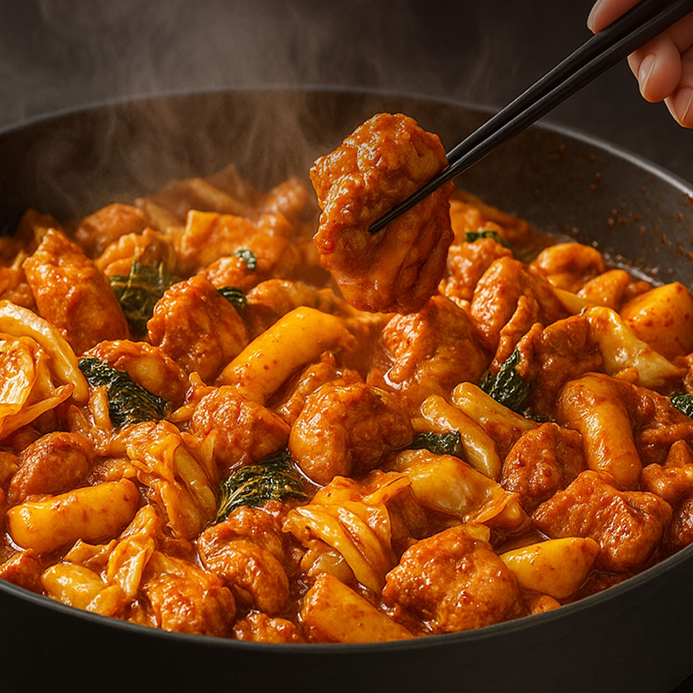 고기소녀 매운 닭갈비 닭다리살 100% 2인분 - 메인 이미지