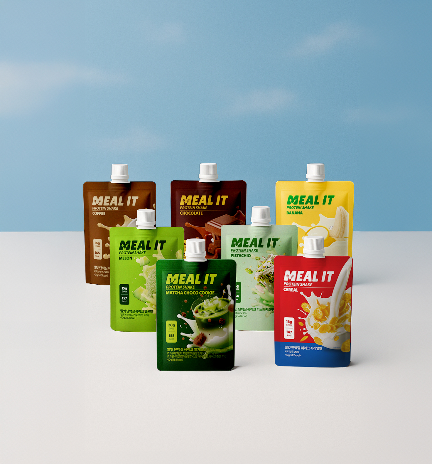 밀잇 식단관리 단백질 쉐이크 포켓형 시리얼, 40g, 7개 이미지 3