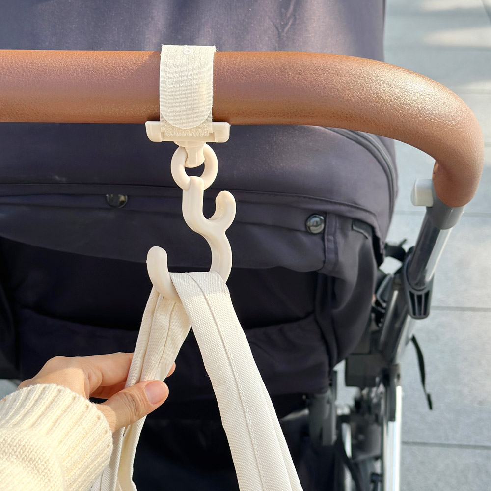 노르디코 유모차걸이 유모차가방걸이 베이지