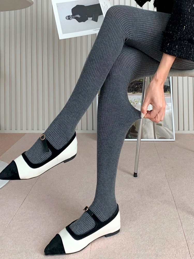 국내생산 캐시미어 유발 니트타이즈 따뜻한 겨울스타킹 원데이핏 ONeday fit 제품 이미지