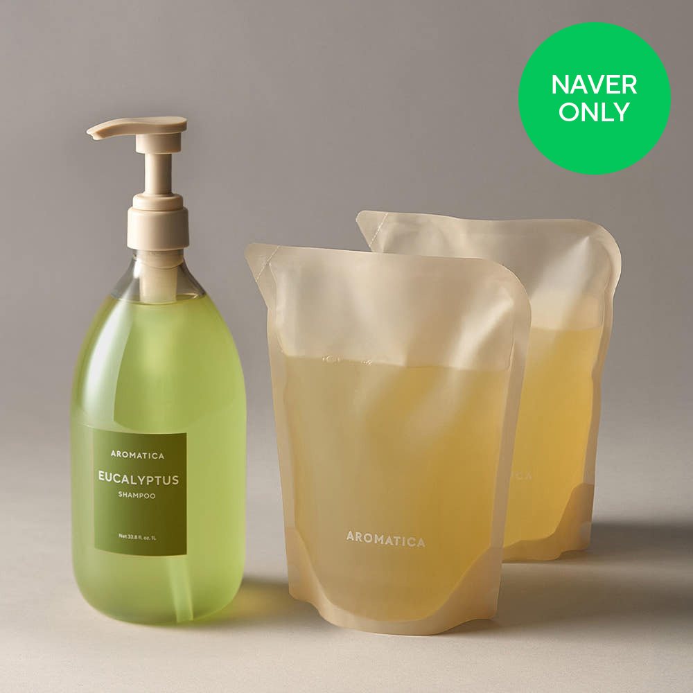 [네이버 단독] 아로마티카 유칼립투스 탈모케어 샴푸 대용량 2L 세트