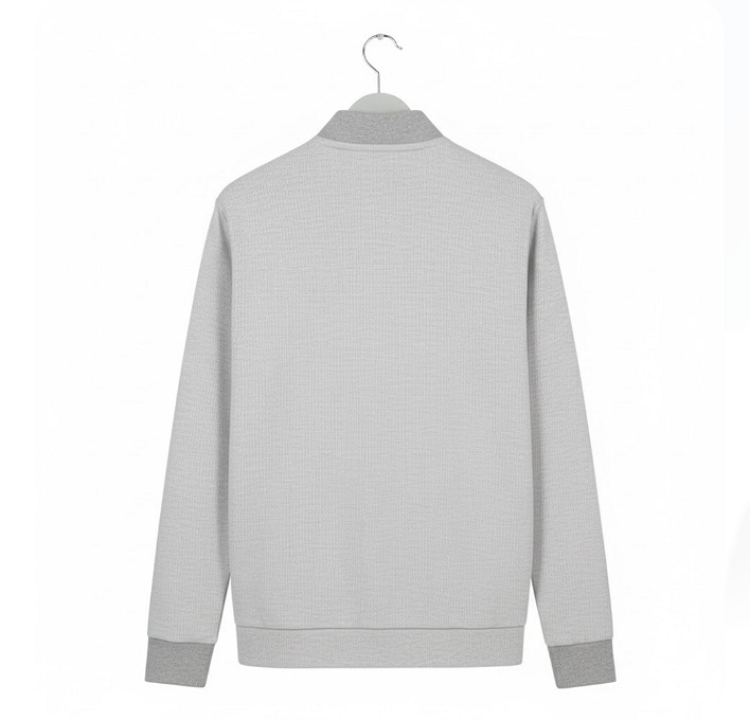 팬텀 골프웨어 남성 겨울 하이넥 반집업 두께감 있는 방풍 티셔츠 - 상세 이미지 3