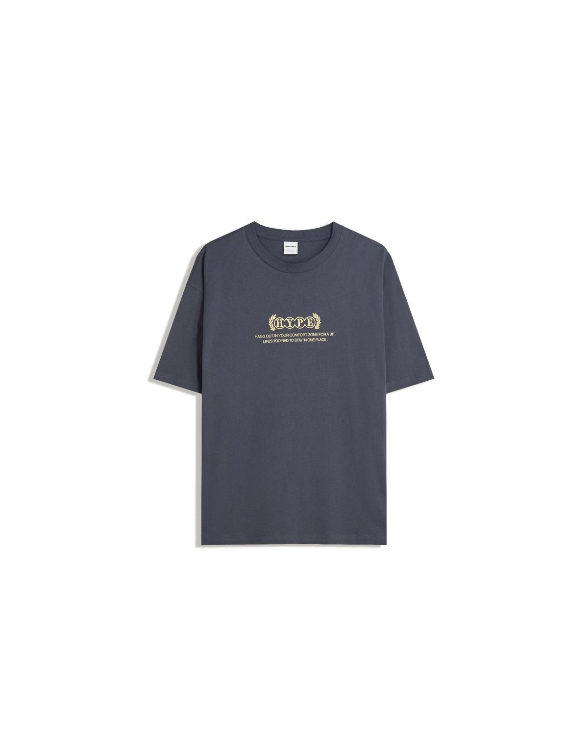 버쉬카 프린트 베이직 반팔 티셔츠 8028/222 BLUE - 상세 이미지 2