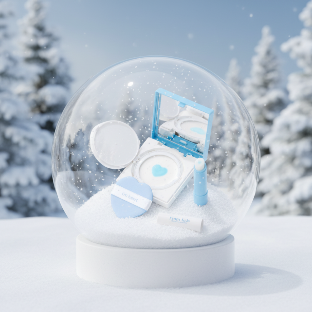 [팩트+립밤]프롬키즈 스킨듀오 세트 유아 어린이 초등 스킨케어 화장놀이 뷰티 선물