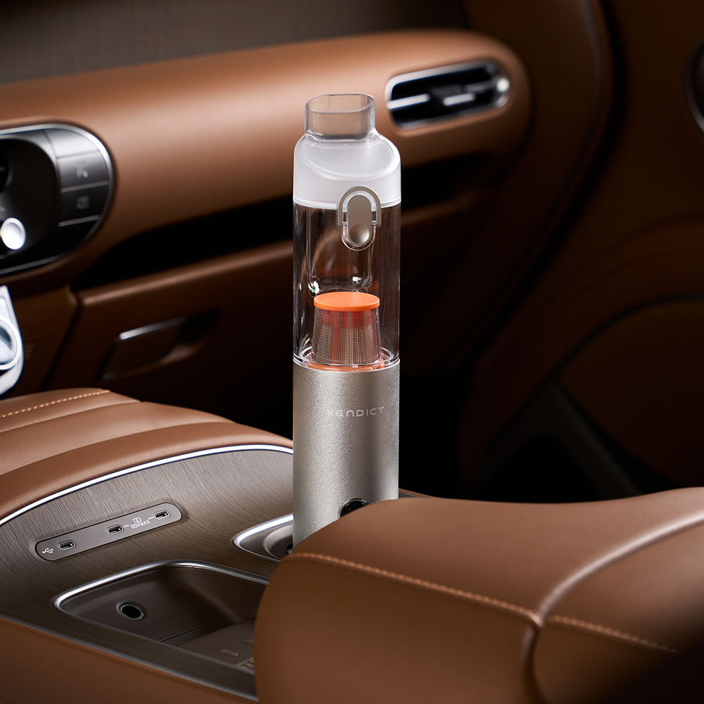 벤딕트 차량용 청소기 에어건 자동차 무선 휴대용 강력 진공 핸디 실버 라이닝 퓨어