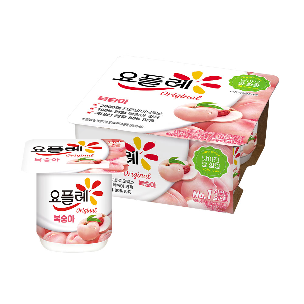 빙그레 요플레 오리지널 딸기 85g 8개입 요거트 이미지 3
