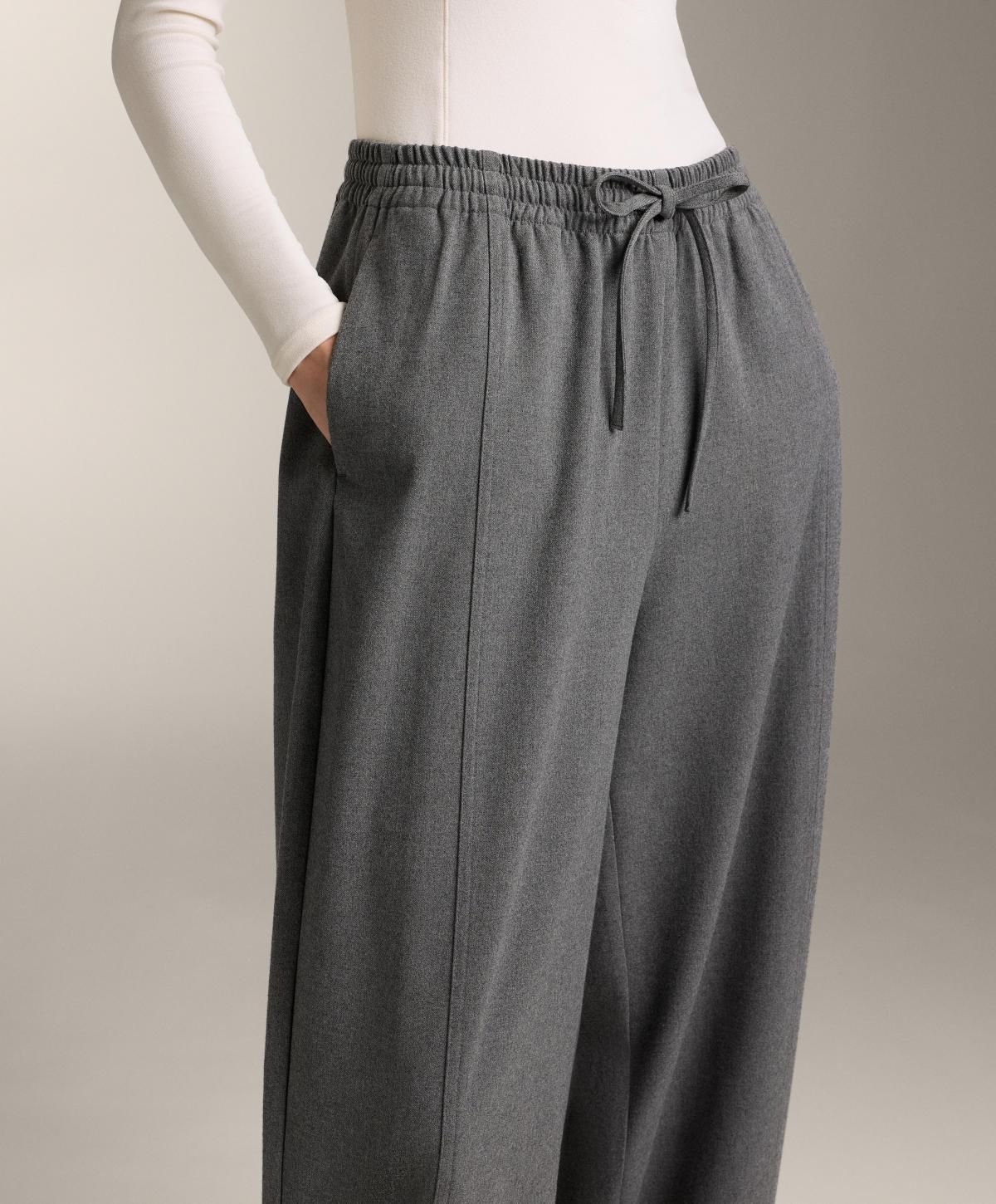 오이쇼 테크니컬 와이드 헤비웨이트 밴딩 팬츠 4092/894 DARKGREY - 상세 이미지 5