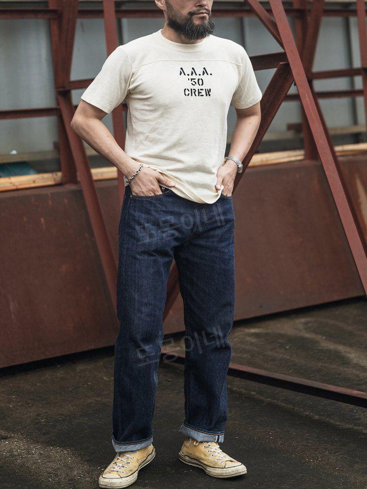 브론슨 BRONSON 경량 면 반팔 티셔츠 AAA 아메리칸 풋볼 빈티지 플랫 숄더 스포츠 회색 S - 상세 이미지 5