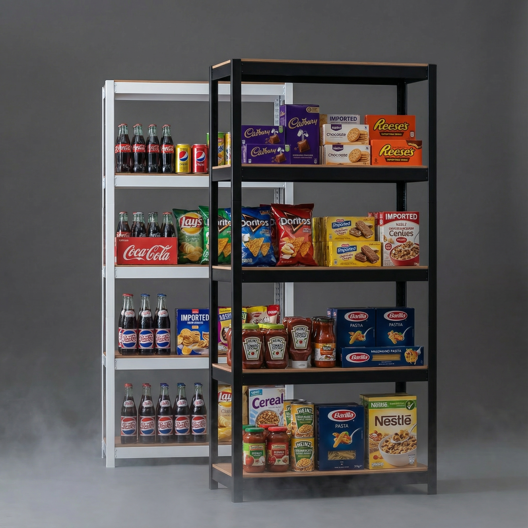 선반 수납선반 다용도실 조립 팬트리 무볼트 선반장 랙 홈던트하우스 300300750 5단