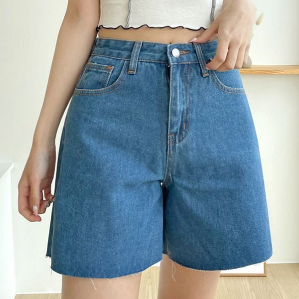 캐주얼 여성 숏 팬츠 와이드 여자 숏 팬츠 반바지 여름 - 상품 이미지