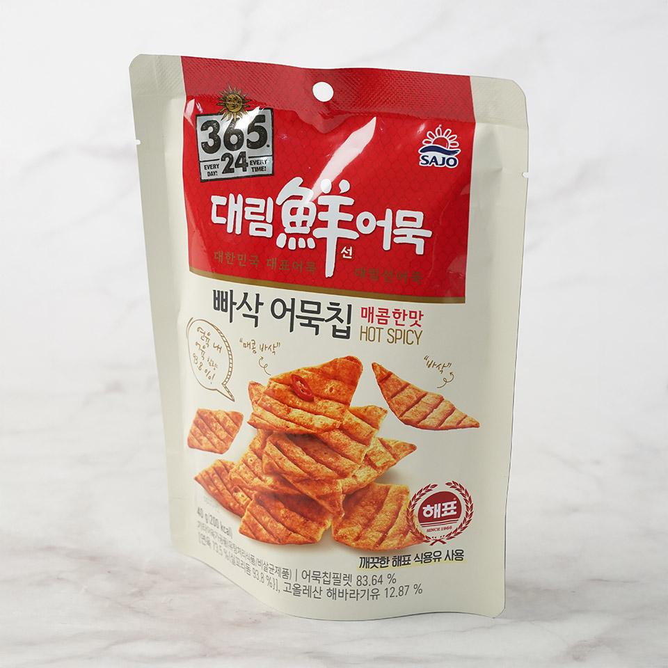 메가마트 사조대림 365.24 빠삭 어묵칩 매콤한맛 40G - 상세 이미지 2