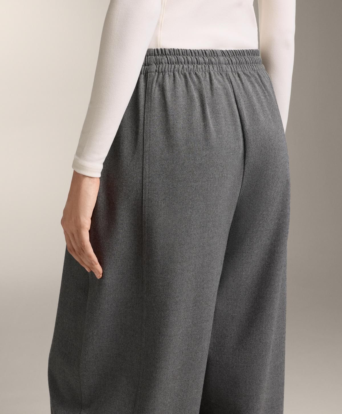 오이쇼 테크니컬 와이드 헤비웨이트 밴딩 팬츠 4092/894 DARKGREY - 상세 이미지 3