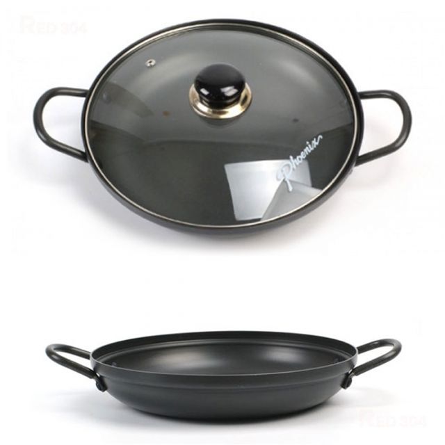 경질 매운탕 전골냄비 찌개냄비 30.2cm 8호 뚜껑포함 - 메인 이미지