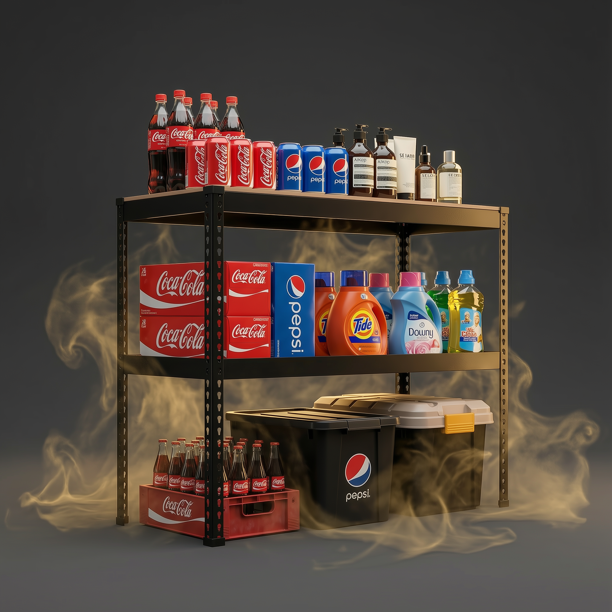 스피드랙 철제선반 12T합판 무볼트 조립식 앵글 창고 베란다 V23030332단