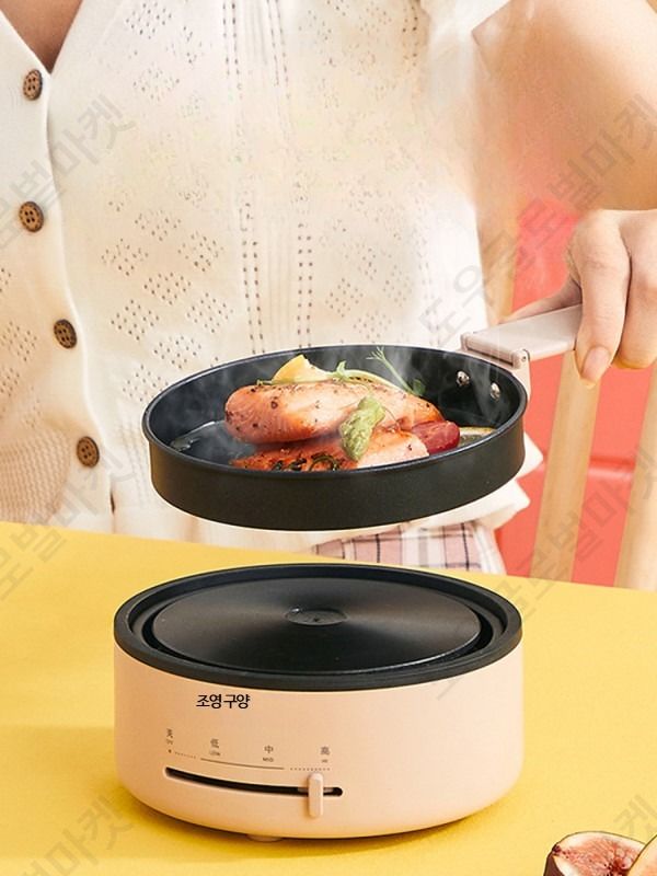 접이식쿠커 전기 휴대용 캠핑 차박 기숙사 원룸 자취방 - 상품 이미지