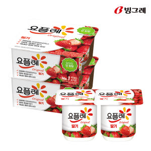 빙그레 요플레 오리지널 딸기 85g 8개입 요거트 맛있게 먹은 솔직 후기 - 상품 이미지 1