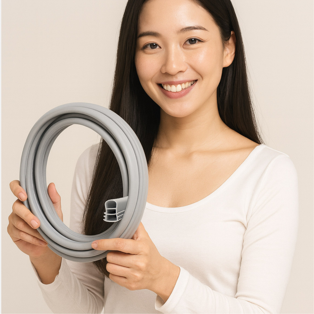 생활더하기 아파트 현관문 방화문 고무패킹 2.4미터 3개 총 7.2미터 국내제조 가스켓 외풍 차단 틈새막이 제품 이미지