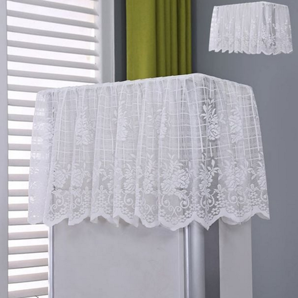 인테리어 스탠드 에어컨 커버 레이스 사각형 에어컨 커버 방진 먼지