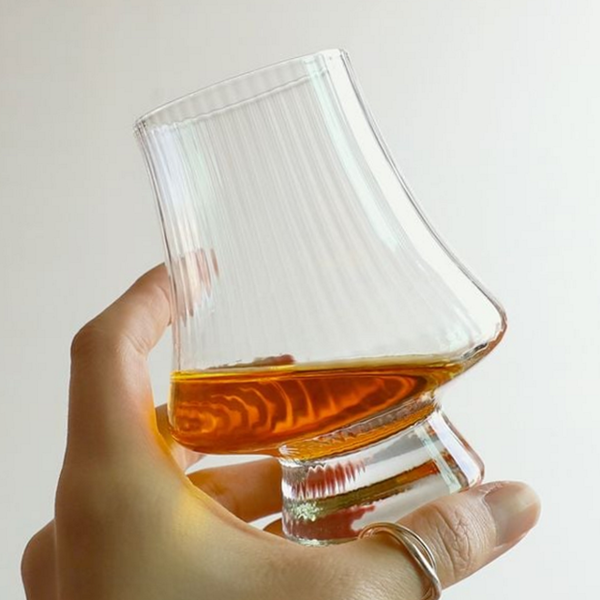 플리츠 위스키 유리 잔 테이스팅 싱글 몰트 잔 온더락 양주잔