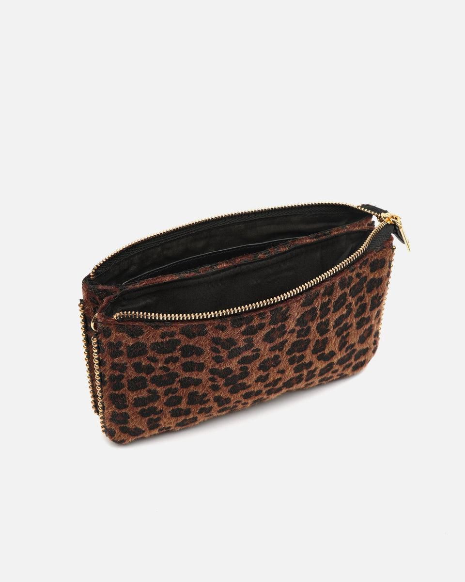 미사코 레오파드 프린트 미니 파티 체인 클러치백 Leopardina-5200021133014 MARRON - 상세 이미지 5