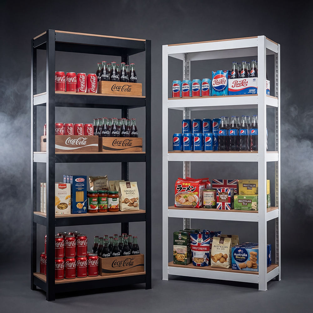 선반 수납선반 다용도 팬트리 무볼트 조립 랙 선반장 홈던트하우스 3003001500 5단