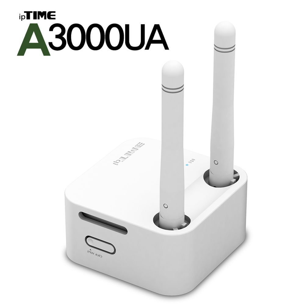 ipTIME A3000UA USB 무선 랜카드 WiFi6 듀얼밴드 안테나 노트북 데스크탑 - 상품 이미지