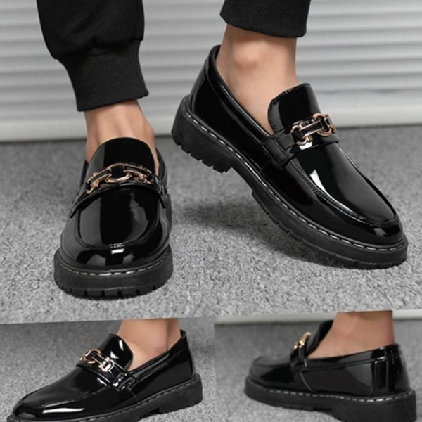 태슬 남성 로퍼 버클 남성 구두 키높이 정장구두