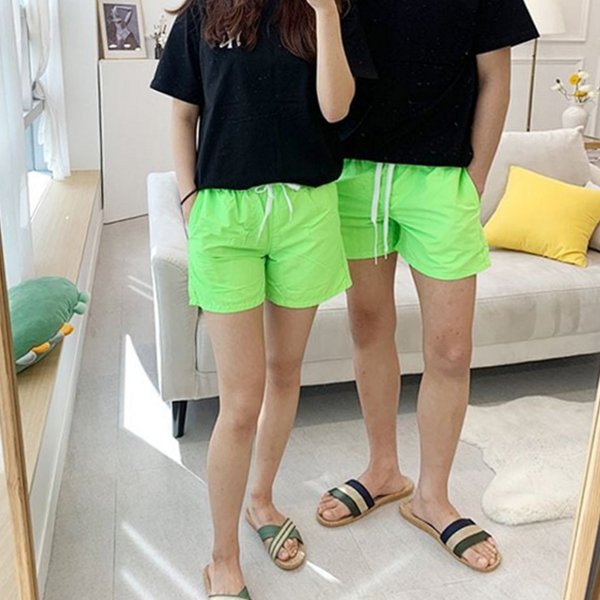 남녀공용 커플 비치 팬츠 남자 남성 비치 팬츠 수영 여름 - 상품 이미지