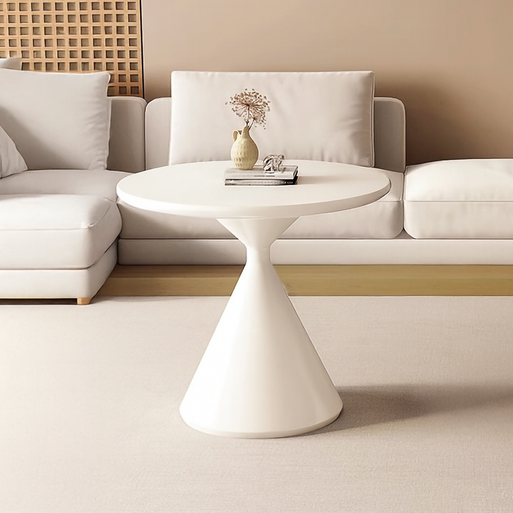 카페감성 원형 미니 티테이블 거실 쇼파옆 사이드테이블 가습기받침대 카페테이블 화이트