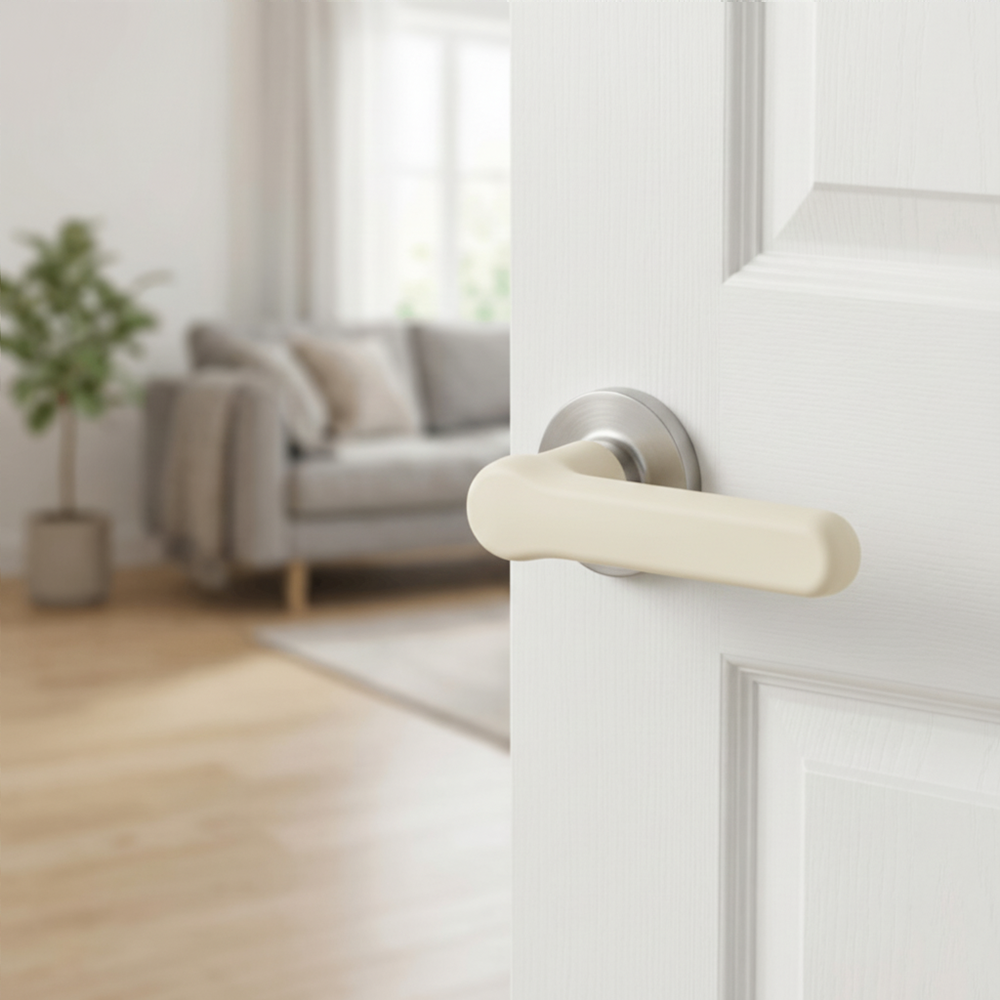 문 손잡이 커버(1P) 실리콘 문손잡이 정전기방지 문고리 일자형 방문