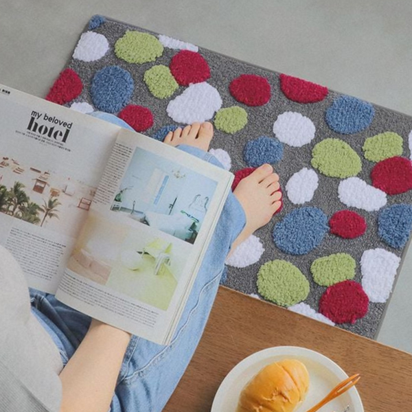 인테리어 쟈가드 러그 돌멩이 거실 러그 북유럽 포인트 감성 매트