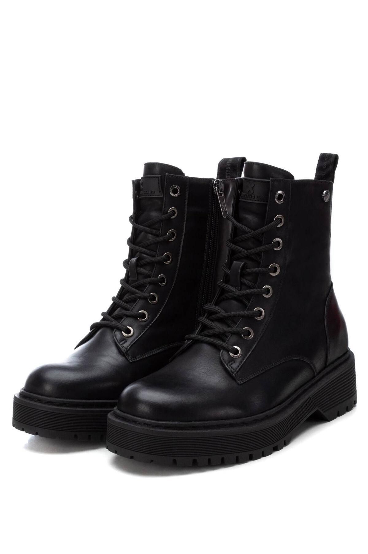 엑스티아이 밀리터리 레이스업 앵클 워커 비건 레더 9202121 NEGRO - 상세 이미지 5