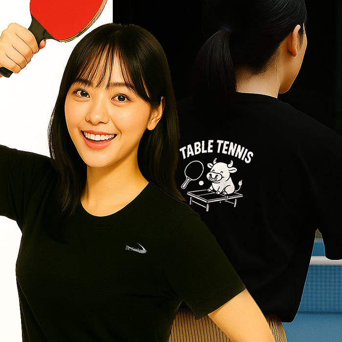 [닥터노이바우어] 드라이 라운드 티셔츠 DTRUS-25009 남녀공용 소띠 - 상품 이미지