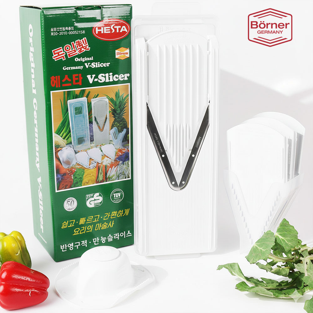 독일 명품 베르너 V3 만능 채칼 양배추 샐러드 당근 라페 김장 무생채 다용도 슬라이서 제품 이미지