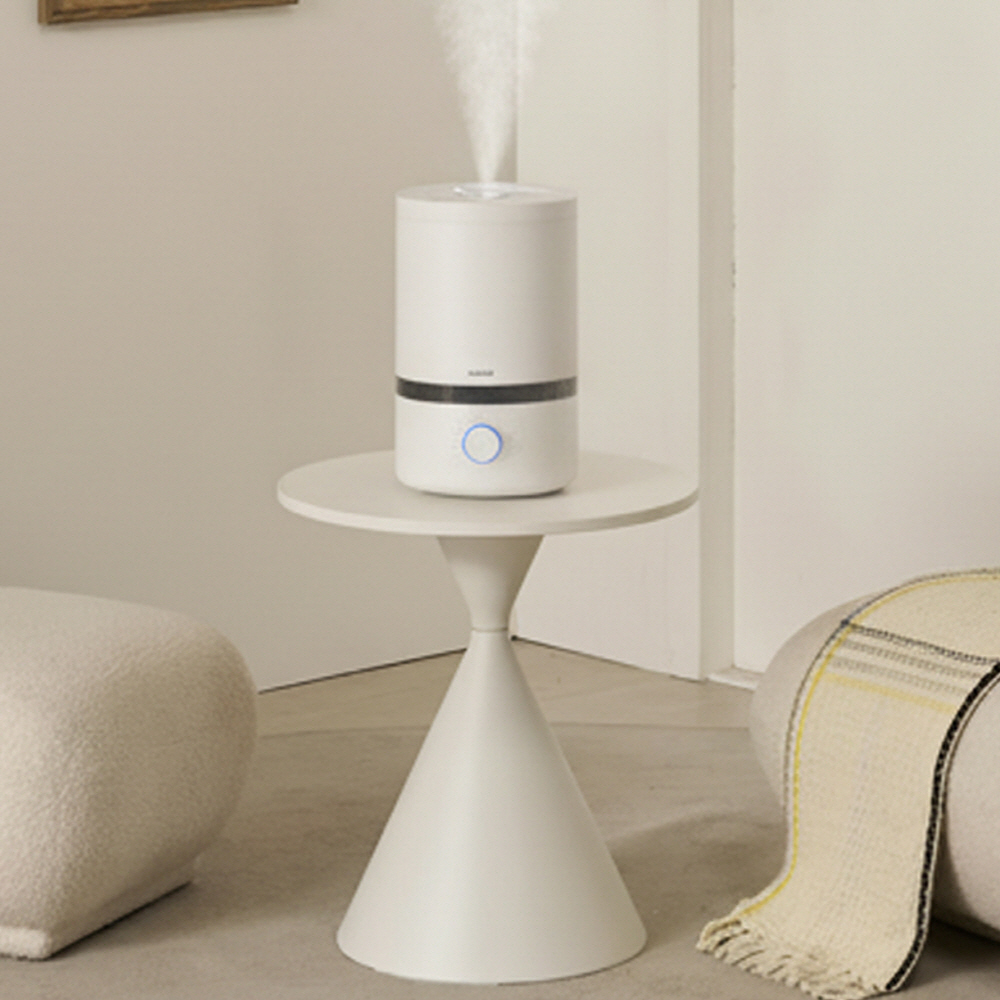 카페감성 원형 미니 티테이블 거실 쇼파옆 사이드테이블 가습기받침대 카페테이블 화이트