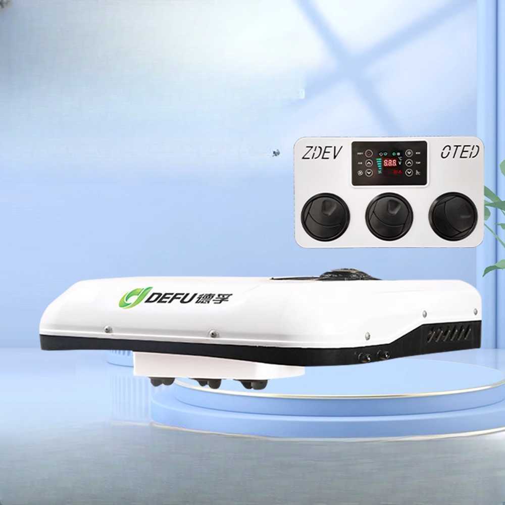 무시동 에어컨 차량 캠핑 강력 냉방 시스템 장치 48V-72V 단냉 (화이트) - 상품 이미지