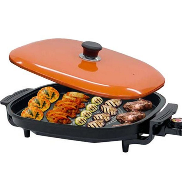 다용도 전기 후라이팬 가정용 전기 피자 찜용 잔치