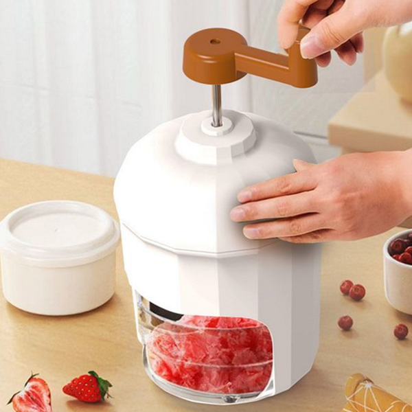 간편 가정용 빙수기 핸디형 수동 빙수기 눈꽃 얼음갈이 휴대용 미니