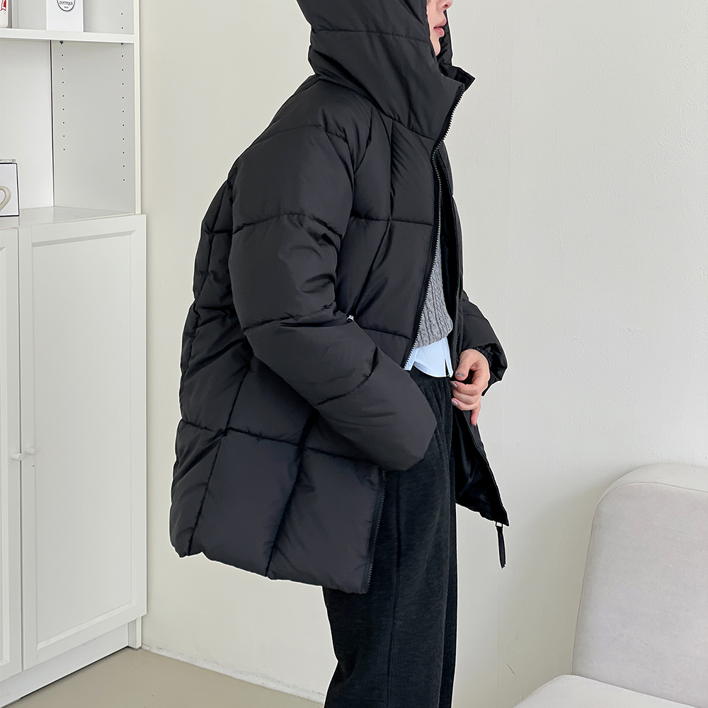 하프패딩 미디패딩 여성중기장패딩 - 상품 이미지