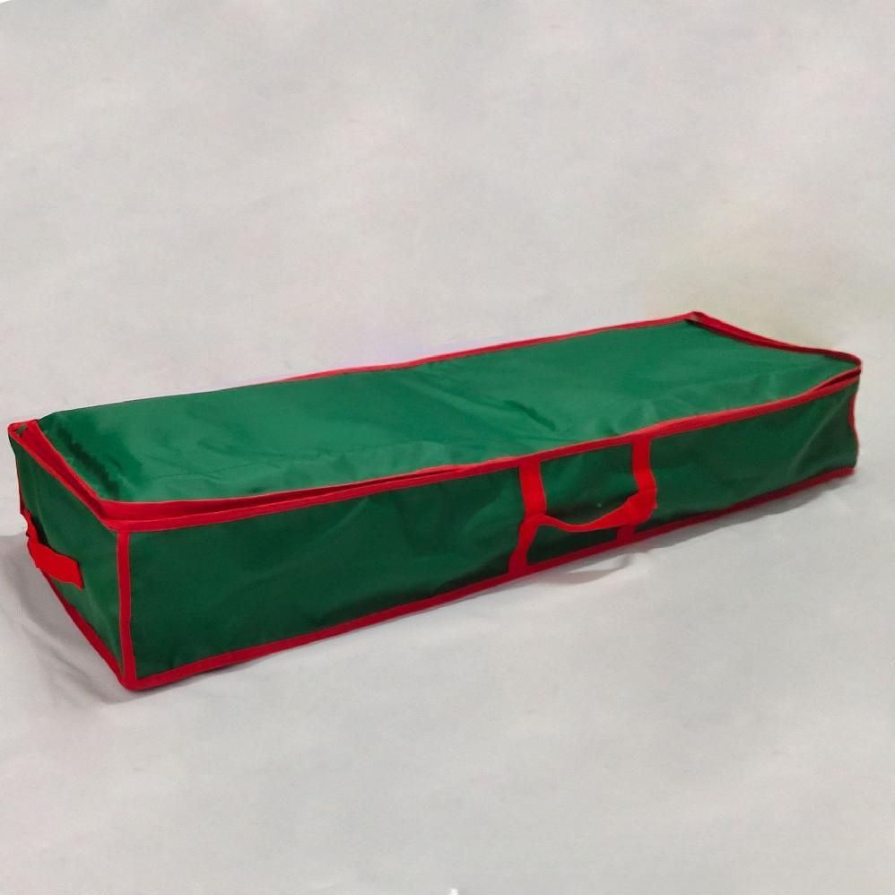 트리장식 보관함 성탄절 장식볼 소품 수납 박스 레드 105x36x16cm - 상세 이미지 3