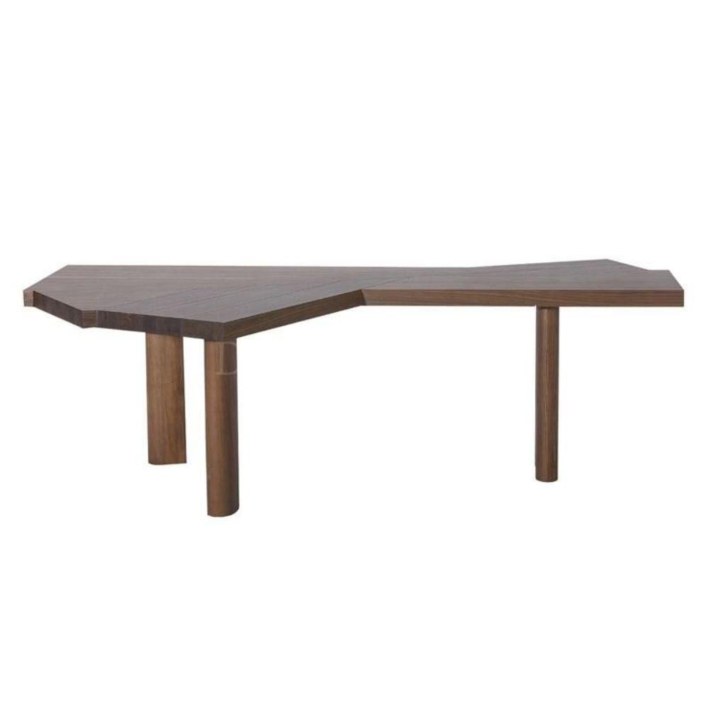 비정형 테이블 거실테이블 데스크 원목 다이닝 책상 160x90x75x5cm - 상품 이미지