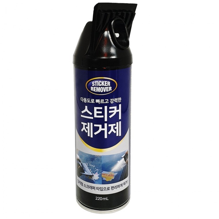 f해피룸 스티커 제거제 220ml 스크래퍼 일체형 다용도 - 상품 이미지