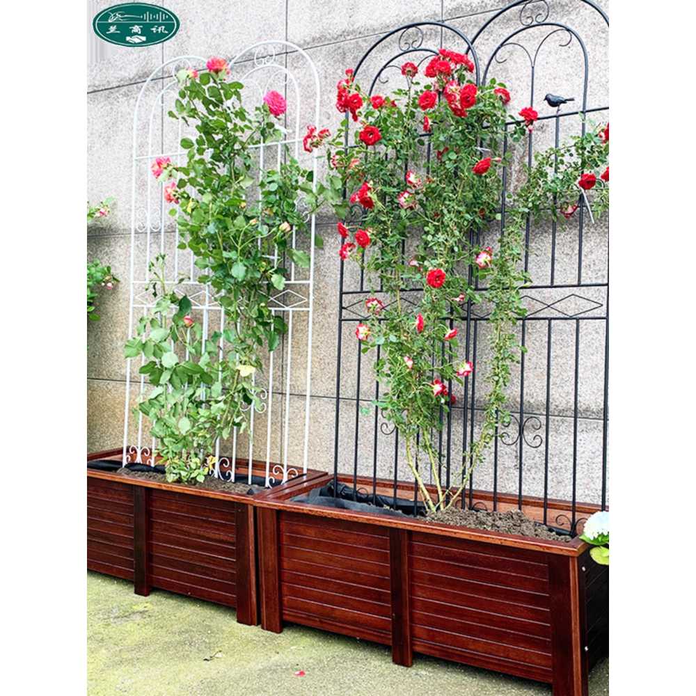 원목 대형화분 방부목 도로 텃밭상자 특대 직사각 60cm - 상세 이미지 5