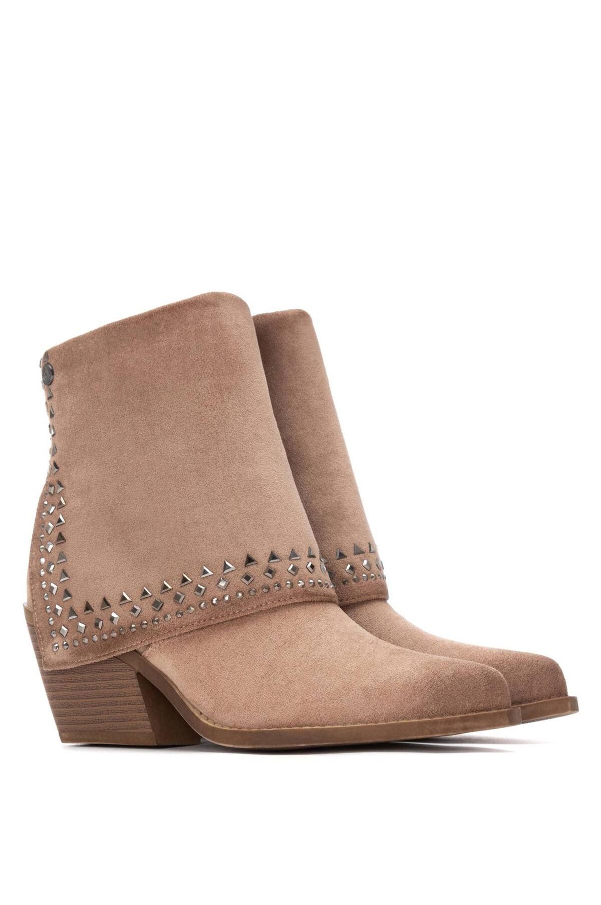 엑스티아이 웨스턴 스터드 앵클부츠 베이지 1522759 BEIGE - 상세 이미지 4