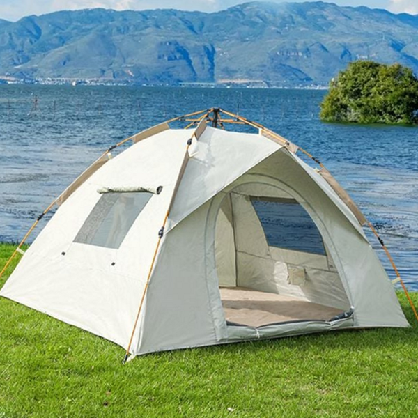 자동 원터치 텐트 방수 캠핑 텐트 팝업 4인용 간편 그늘막